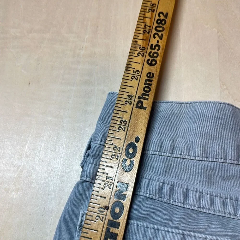 TRUE RELIGION Straight Cut Off NATURAL BIG‎ T Shorts Flap Pockets 36